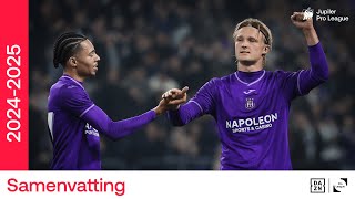 Samenvatting RSC Anderlecht  KV Kortrijk  20242025 [upl. by Alorac]