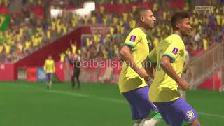 Brasil vs Serbia 20 Resumen y Goles  Copa Mundial de la FIFA 2022  FIFA 23 [upl. by Drescher]