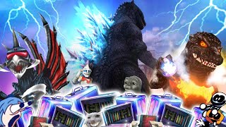 Godzilla Battle Line Opening all my Legendary Expeditions to get Godzilla 2004 [upl. by Vareck]