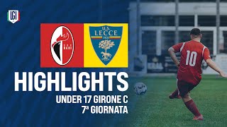 Highlights BariLecce U17 7ª giornata stagione 202425 [upl. by Marceau]