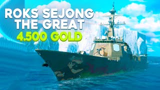 ROKS Sejong the Great  Review Kapal Ampas Tidak Wajib Beli  Modern Warships [upl. by Aiuqcaj]