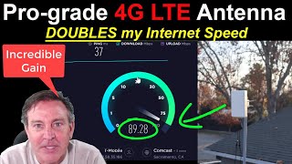 🔴Professional Grade 4G LTE Antenna DOUBLES my Internet Speed [upl. by Earl]