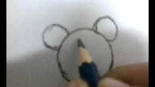 كيفية رسم ميكى ماوس how to draw micky mouse [upl. by Alister370]