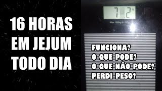 FIZ JEJUM INTERMITENTE POR 15 DIAS  OLHA QUANTOS KG PERDI [upl. by Ramma]