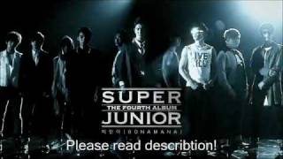 Super Junior 슈퍼주니어  미인아 BONAMANA CLOSED [upl. by Rammaj761]