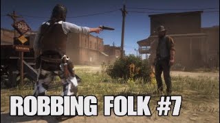 ROBBING NPCS Red dead Redemption 2 Ps5 [upl. by Seniag]