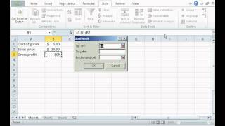 Excel Tip 4 Using Goal Seek to Calculate a Value [upl. by Sandeep579]