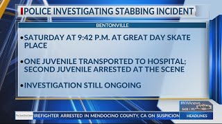 Bentonville police investigate stabbing at skating rink [upl. by Rodrigo]