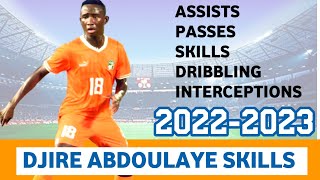 DJIRE ABDOULAYE 20222023 Defensive Midfielder skillsPasses Interceptions Speed Assists [upl. by Bobbee904]