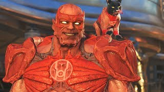 Injustice 2 Atrocitus Vs All Characters  All IntroInteraction Dialogues amp Clash Quotes [upl. by Alesram]