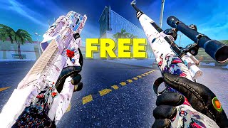 New FREE SKINS P90  KAR98 WHITE WOLF INSANE Gameplay Blood Strike ULTRA GRAPHICS 4K [upl. by Kieger]