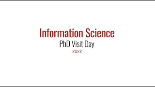 Cornell Information Science  PhD Visit Day  2022 [upl. by Mit]