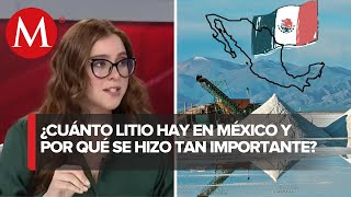 Los principales usos del litio en México  La Data con Estefanía Veloz [upl. by Atalaya869]