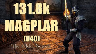 ESO  Magicka Templar 1318k PvE DPS Build  U40 [upl. by Nomor674]