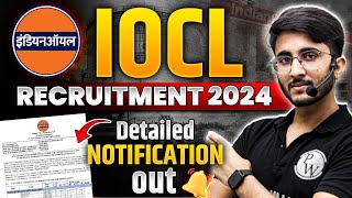 IOCL Recruitment 2024  IOCL Apprentice Vacancy 2024  Engineers Wallah [upl. by Eseenaj]