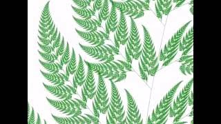 Barnsley Fern infinite zoom selfsimilar fractal fern [upl. by Eltsyrhc]