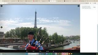 Scotland the brave Bagpipes in Westminster Bridge [upl. by Yerd222]