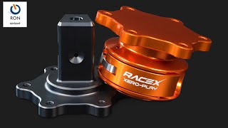 RaceX Xero Play Quick Release für Fanatec  Simucube  Thrustmaster etc deutsch  english CC [upl. by Alameda]