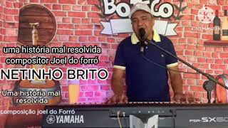 netinho Brito música uma história mal resolvida compositor Joel do forró [upl. by Colpin453]