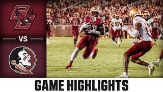 Boston College Eagles vs Florida State Seminoles  Full Game Highlights  ESPN College Football [upl. by Hammer]