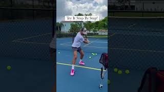 How To Hit A 1 Handed Backhand In Pickleball 🥒 [upl. by Mitzie93]