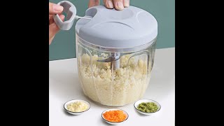 Mini Processador de Alimentos  Manual Com Corda [upl. by Yenaffit320]