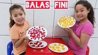 Fazendo Balas Fini Muito fácil e uma delícia 😋🥰  Irmãs Eduardas 💕 [upl. by Aihsenor265]