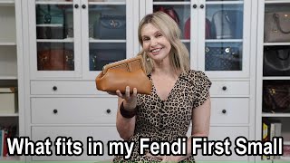 What fits in my Fendi First Small Handbag [upl. by Epilef]