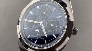 Vacheron Constantin Overseas Perpetual Calendar UltraThin 4300V120GB945 VC Watch Review [upl. by Naloj]