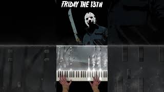 Ultimate Halloween Top 10  Friday the 13th Theme 4 pianotutorialhalloween horrorshortshorror [upl. by Maiga537]