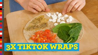 3x TikTok wraps  Gezond recept  Voedingscentrum [upl. by Jany689]