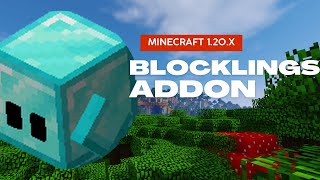 BLOCKLINGS EN MINECRAFT PE 120  ADDON PARA MINECRAFT BEDROCK EDITION [upl. by Rahel]