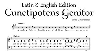 Cunctipotens Genitor English amp Latin Version [upl. by Gnuj35]