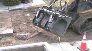 DEMODOZER SKID STEER GRAPPLE ATTACHMENT  UNBELIEVABLE CONTROL [upl. by Syman]