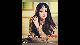 zara noor abas😍❤️dewar e shab ostdewaare shab ke par hain hum par aeyestatus video [upl. by Maddalena408]