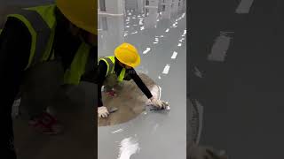 Factory Floor Upgrade  Epoxy SelfLeveling and Polyurethane WearResistant Installation process [upl. by Aneel]