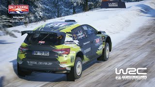 EA WRC  Rally Scandia Stage 2 quotHengeltjonnquot 318km  2022 Skoda Fabia RS Rally2 [upl. by Relluf]