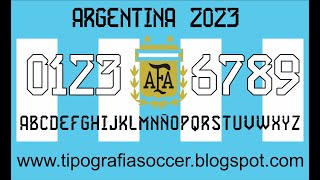 Tipografía Argentina 2023 FREE DOWNLOAD [upl. by Ettennyl]