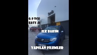 Dacia Sandero Stepway İlk Bakım 09 Tce 2017 EasyR [upl. by Elleneg]