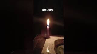 🕯️ Candle time 🌅 lapse timelapse candletimelapse candle shorts newshortvideo [upl. by Arissa]