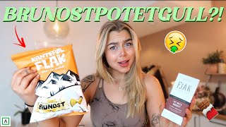 BRUNOSTpotetgull amp sjokolade Trening haul VLOG [upl. by Nett213]