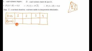 Tabela de Distribuição de probabilidade [upl. by Benedic]