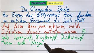 Rechtschreibung verbessern  Diktat  5 Sätze zum Mitschreiben [upl. by Holey]