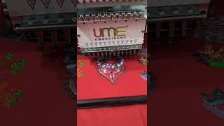 Ume embroidery machine contact 9392911736 pune embroidery fashion ume art machine [upl. by Aerdnahs757]