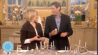 How to Decorate Your Menorah for Hanukkah  Martha Stewart [upl. by Etteragram]