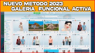 COMO TENER LA GALERIA FUNCIONAL DE LOS SIMS 4 ACTIVADA 2023 [upl. by Enaasiali]