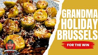 The WEIRDEST Holiday Side Dish Of All Time GRANDMAS Holiday Brussels  cooking recipes holidays [upl. by Anitsyrk469]