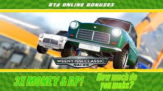 Issi Classic Stunt Races 3x MONEY and RP GTA 5 ONLINE [upl. by Zeculon]