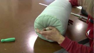 How to Make Neckroll Pillow Covers or Bolster Pillow Covers [upl. by Demmahum]