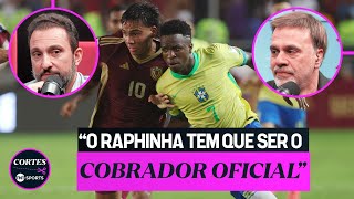 VINI JR NÃO DEVERIA COBRAR PÊNALTI NA SELEÇÃO ANALISAMOS O EMPATE DO BRASIL CONTRA A VENEZUELA [upl. by Tace]